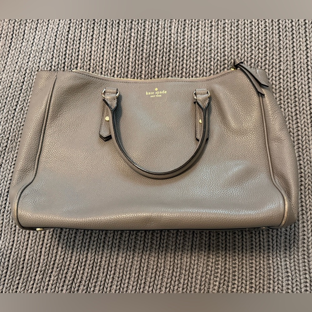 Kate Spade Grey Leather Handbag